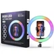 Кольцевая светодиодная лампа RGB MJ26 26 см 40 режимов яркость регулируемая - изображение 1