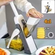 Универсальный слайсер для овощей и фруктов Brava Spring Multislicer 24 насадки контейнер в комплекте - изображение 5