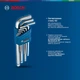 Ключі шестигранні Bosch Professional, кулястий наконечник, набір 9шт (1.600.A01.TH5) - изображение 4