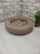 Лежак для тварин кішок та собак Animals_joy Бублик S 50 см(051) - изображение 1
