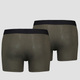 Набір трусів-боксерів чоловічих бавовняних Levi's Sld Basc Boxer Brief Org Co 701222842-012 XL 2 шт Хакі (8720245437899) - зображення 1