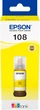 Контейнер c чернилами Epson 108 EcoTank l8050/l18050 yellow c13t09c44a - изображение 1
