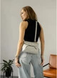 Женская сумка кроссбоди из экокожи SAMBAG Серый шелк (1104023417) - изображение 8