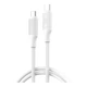 Кабелі для заряджання та передачі даних USB XO Q265B Type C до Type C 60W 30pcsbottle колір Чорний Білий Блакитний Рожевий - зображення 4
