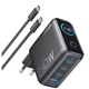 Мережевий зарядний пристрій Anker Laptop GaN Charger Black, 140 W 3xUSB-C 1xUSB-A Display (B2697GZ1) + кабель - изображение 4