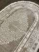 Килим PERI 5725b WHITE OVAL RubinCarpet 0.6 * 1.1 м кремовий - зображення 5