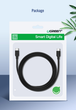 Кабель UGREEN US286 USB 2.0 Type C to Type C Cable Nickel Plating 1.5m (Black) (UGR-50998) - изображение 2