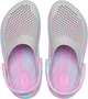 Дитячі крокси для дівчинки Crocs Literide 360 Marbled Clog Pearl White Multi (29/30, сірий) - зображення 4