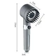 Душевая насадка массажная лейка для душа Turbocharged shower head 4в1 силиконовые массажные шипы - изображение 2