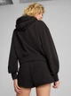 Bluza damska z kapturem Puma Wardrobe Ess Relaxed Cropped Hoodie Tr 62974601 M Czarna (4067983650840) - obraz 2