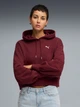 Bluza damska Puma Wardrobe Ess Relaxed Cropped Hoodie Tr 62974696 M Bordowa (4069157387231) - obraz 1