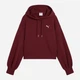 Bluza damska z kapturem Puma Wardrobe Ess Relaxed Cropped Hoodie Tr 62974696 XL Bordowa (4069157387194) - obraz 4