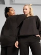 Свитшот оверсайз утепленный на флисе женский Puma Ess Oversized Crew Fl 68540001 L Черный (4067983687228) - изображение 1