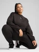 Свитшот оверсайз утепленный на флисе женский Puma Ess Oversized Crew Fl 68540001 L Черный (4067983687228) - изображение 3
