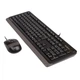 Комплект A4Tech F1010 Grey (4711421943239) - изображение 3