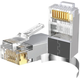 Конектор Unitek RJ-45 Cat.7 50 шт Silver/Transparent (OT1094ATP01) - зображення 1
