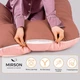 Подушка для беременных и отдыха U-образная MirSon № 8002 Naturale Line "Riccarda" EcoSilk 140x75x20 см (2200006178125) - изображение 4