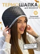 Електрична термошапка Wenan "Premium Black Thermal Cap" сушуар шапка для масок, фарбування, ламінування, доглядових салонних процедур та лікування волосся вдома, 2 режими від 45 до 60 градусів, колір чорний (220 Вт / Євровилка) - зображення 1
