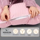 Подушка для беременных и отдыха U-образная MirSon № 8026 Satin Stripe "Pink" EcoSilk 140x75x20 см (2200006178644) - изображение 4