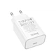 Мережевий зарядний пристрій HOCO C143A Benefit single port charger Type-C cable 20W White - изображение 11
