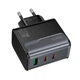 Мережевий зарядний пристрій HOCO CS75A Star Speed charger 70W Black - изображение 4