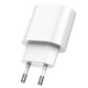 Мережевий зарядний пристрій HOCO C109A Fighter charger Lightning cable 20W White - изображение 12