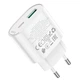 Мережевий зарядний пристрій HOCO C109A Fighter charger Lightning cable 20W White - изображение 9
