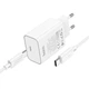 Адаптер мережний HOCO Type-C to Type-C Benefit single port charger set C143A |1Type-C, 3A/20W, PD/QC| - изображение 1