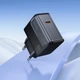 Адаптер мережевий HOCO Star Speed single port charger CS72A |1Type-C, 3A/30W, PD/QC| Black - зображення 5