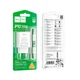 Адаптер сетевой HOCO Type-C to Lightning Benefit single port charger set C143A |1Type-C, 3A/20W, PD/QC| Black - изображение 9