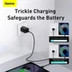 Адаптер мережевий BASEUS Super si quick charger IC |1Type-C, 3A/30W, PD/QC| (CCSUP-J02) Black - зображення 3