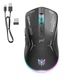Миша Onikuma Wired + 2.4 G RGB Gaming Mouse CW917 |800-4800DPI Колір black - изображение 2