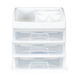 Organizer na kosmetyki ModernHome by Multistore z szufladami i przegrodami biały (5903769979165) - obraz 3