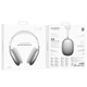 Навушники Borofone BO35 Adorable BT headphones |BT5.4, AUX, 45h| Grey - изображение 8