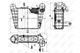 Интеркулер NRF 30842 Volkswagen Polo; Skoda Fabia, Roomster; Seat Ibiza, Cordoba 6Q0145804A, 6Q0145804G - изображение 1