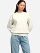 Світшот оверсайз утеплений на флісі жіночий Puma Ess Oversized Crew Fl 68540087 2XS Білий (4067983687419) - зображення 3
