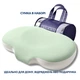 Подушка ортопедическая IDEIA CloudTherapy 65х40х10 см Анатомическая с эффектом памяти для сна на боку, спине и животе с наволочкой на молнии Мята (4820227288632) - изображение 8