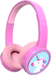 Навушники бездротові Denver BTH-106P Pink (5706751074813) - зображення 1