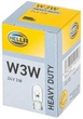 Автомобільна лампа Hella Heavy Duty W3W 24 В (8GP003594241) - зображення 1
