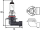 Автомобільна лампа Hella Standard HB4 51 Вт 12 В (8GH005636121) - зображення 6