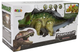 Динозавр LEAN Toys Трицератопс на батарейках Зелений 7189 (5905214970772) - зображення 1
