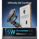 Автодержатель с беспроводной зарядкой Choetech Qi2 15W Black (T231-F-XACBK) [127164] - изображение 5