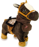 Кінь LEAN Toys зі світлою гривою та музикою Коричневий 12684 (5905214977221) - зображення 1