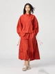 Рубашка женская Uniqlo 739198703 XS Красная ( 1159839852) - изображение 2