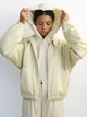 Куртка демисезонная короткая женская Uniqlo 359208644 2XL Молочная ( 1159839885) - изображение 1