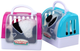 Panda LEAN Toys w transporterze Różowy Niebieski 17613 (5905991004622) - obraz 5