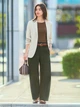 Пиджак классический удлиненный женский Uniqlo 426029663 S Молочный ( 1159840034) - изображение 3