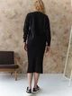 Юбка миди осенняя прямая женская ARTKNIT Katrin L/XL Черная (4823093454873) - изображение 8