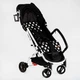 Коляска прогулянкова дитяча JOY Elegans 30 кг Black and white 118553 - зображення 4