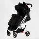 Коляска прогулянкова дитяча JOY Elegans 30 кг Black and white 118553 - зображення 6